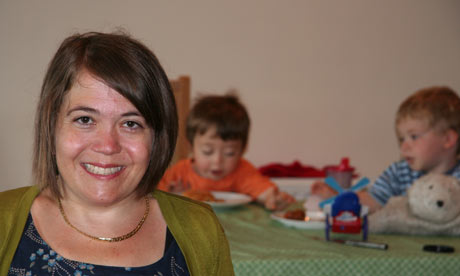 Emma Bowler with her sons