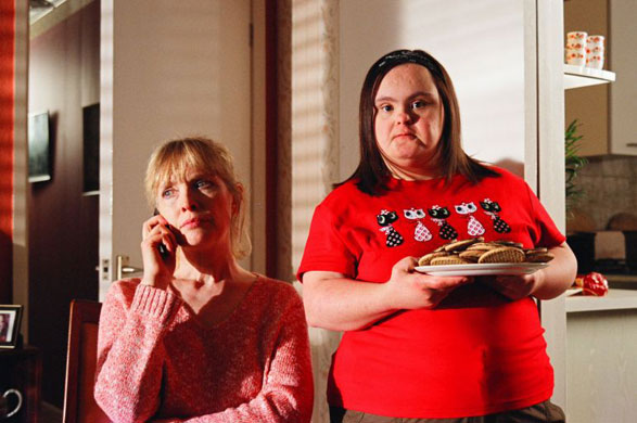 Learning disabled actors: A still from the film Afterlife starring Lindsay Duncan and Paula Sage
