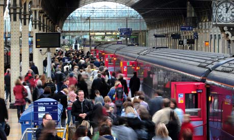 Commuters  at Paddington Station