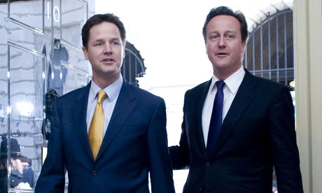 Nick Clegg and David Cameron