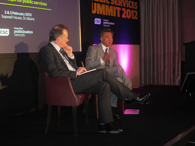 Public Services Summit : Chai Patel giving the after dinner speech at the Public Services Summit 