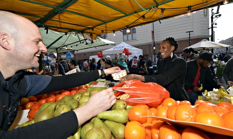 Allison Vitalis says the Rose vouchers are “really beneficial”, allowing her to buy fruit and vegetables locally for her young daughter Photograph: Hackney Today/Hackney council