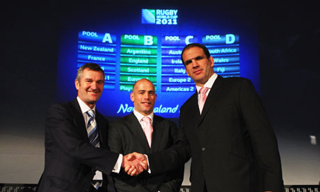Frank Hadden, Felipe Contepomi and Martin Johnson