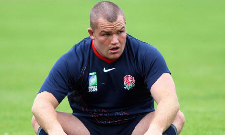 England's Matt Stevens 