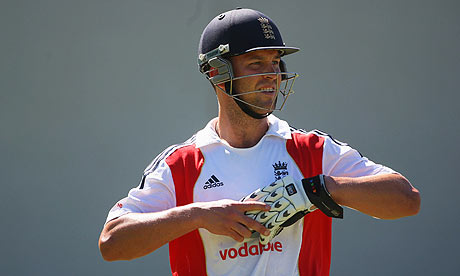 jonathan trott batting. Jonathan Trott looks on during an England nets session at Newlands Cricket Ground, in the South Africa-born player#39;s native city, Cape Town.