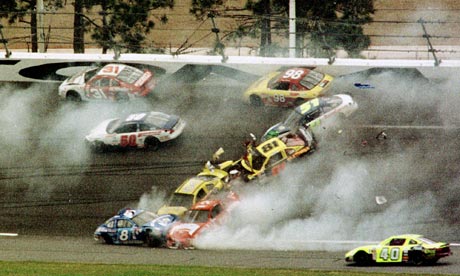 Nascar's thrills and spills such as in Daytona in 2000 have made it into a