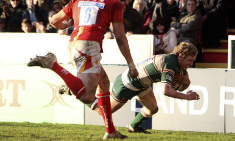 Leicester Tigers' Sam Vesty