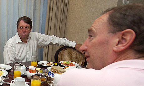 Giles Clarke and Jonathan Agnew