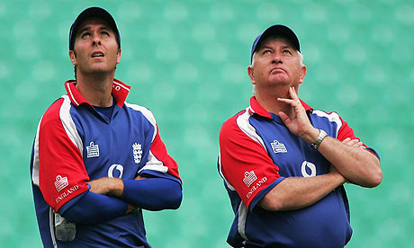 Michael Vaughan and Duncan Fletcher