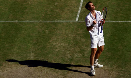andy murray wimbledon 2009. Andy Murray savours the moment