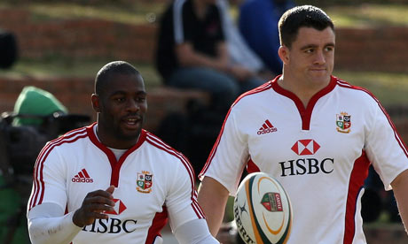 Ugo Monye and Andrew Sheridan