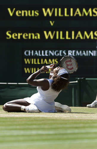 Williams: Serena Williams gets one over her sister
