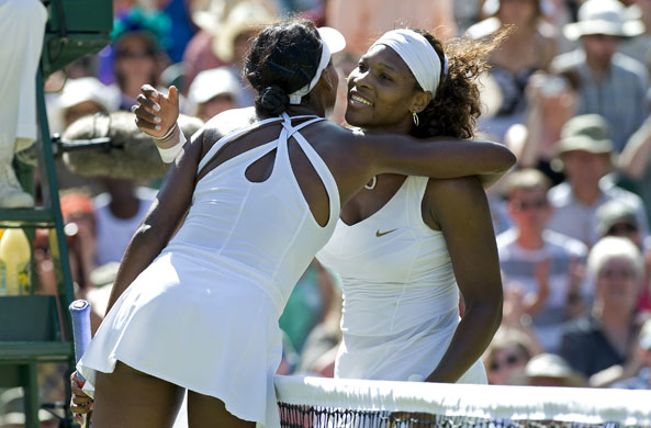 Williams: The Williams sisters embrace