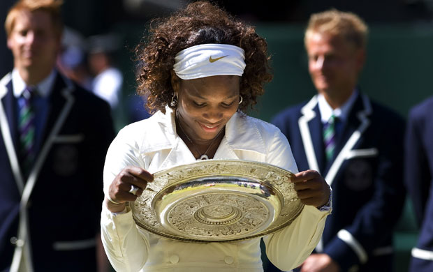 Williams: Serena looks down at the dish