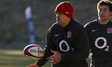 Toby Flood England training