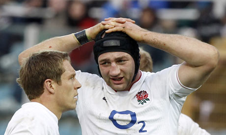 England's Jonny Wilkinson chats with Steve Borthwick