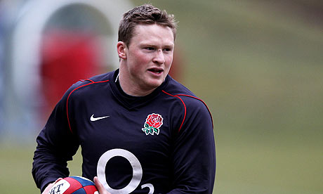 Chris Ashton during a training session with England this week