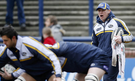 Neil Back, the Leeds coach