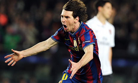 Messi Celebrates