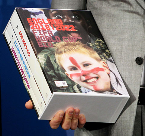 England's bid book
