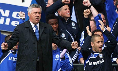 Chelsea manager Carlo Ancelotti