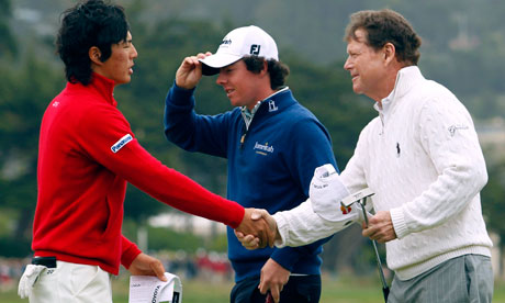 rory mcilroy us open trophy. Ryo Ishikawa, Rory McIlroy,