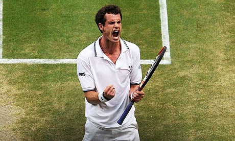 andy murray wimbledon 2010. Andy Murray brings his roar