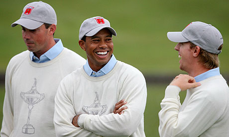 Ryder Cup 2010 cream jumpers.