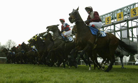 horse racing start. The British Horseracing