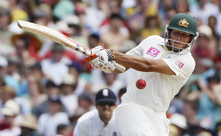 Ashes fifth Test day 4: Phil Hughes's wicket