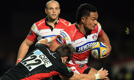 Eliota Fuimaono-Sapolu in action against Saracens