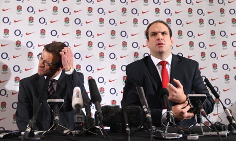 Rob Andrew, Martin Johnson