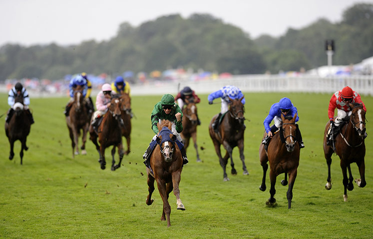Ascot day 4: William Buick wins the Wolferton Handicap Stakes on Beachfire