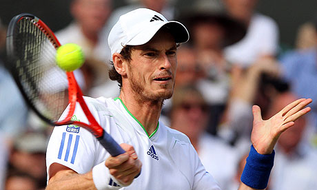 andy murray 2011. Andy Murray eased to victory in three sets in his Wimbledon quarter-final