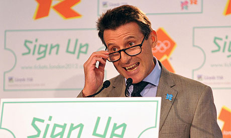 Lord Coe, chairman of the London 2012 organisers
