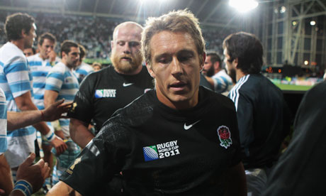 England's Jonny Wilkinson against Argentina