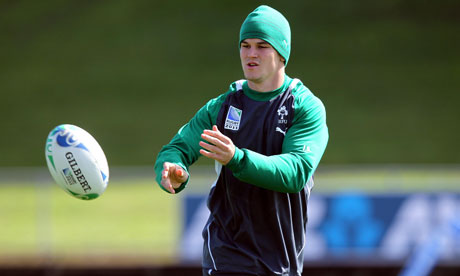 The Ireland fly-half Jonny Sexton,