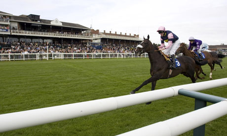 Simenon in action in the Ayr Gold Cup festival