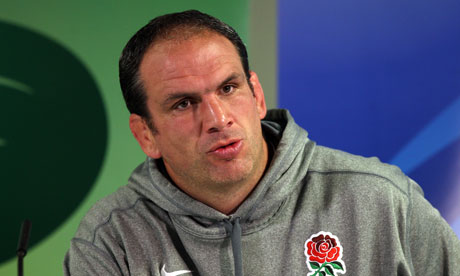 England manager Martin Johnson