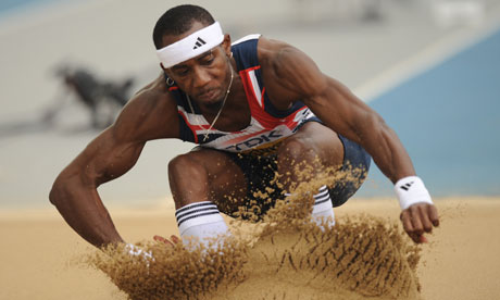 Phillips Idowu in action