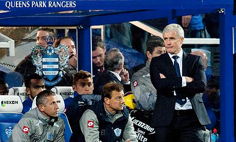 Queens Park Rangers manager Mark Hughes