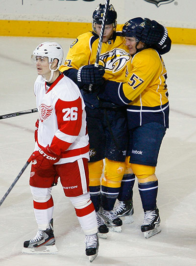 NHL QF: Nashville Predators' Gabriel Bourque
