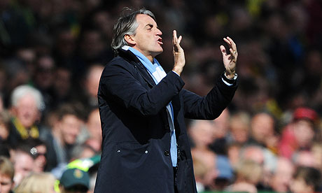 Roberto Mancini, the Manchester City manager, believes it will be difficult to win championship