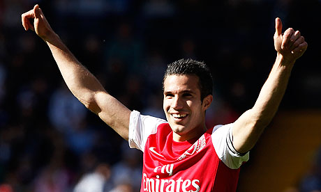 Arsène Wenger would rather have Rob van Persie as a schemer rather than a spearhead 