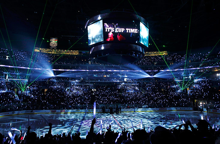 SC:: Kings vs Devils light show