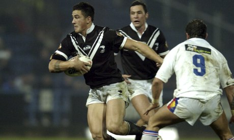 Sonny Boy Williams, left: 'My son's name was partially inspired by your brilliance for the Kiwis