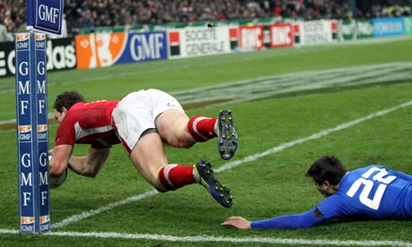 France v Wales, George North