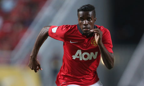 Wilfried Zaha, the Machester United winger, put on a creditable display against Singha All Stars
