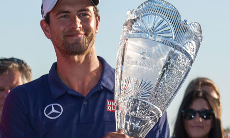 Adam Scott won the Barclays Championship at Liberty National Golf Club