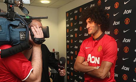 Manchester United Unveil New Signing Marouane Fellaini